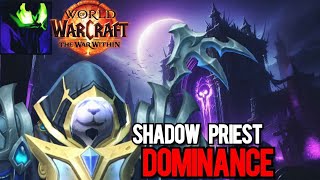 Shadow Priest PvP First Solo Shuffle of Season 1 60  WoW The War Within [upl. by Yanrahs814]