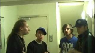 Roxorloops ZeDe Dharni Blady Kris backstage at Belgian Championship 2010wmv [upl. by Eanej]