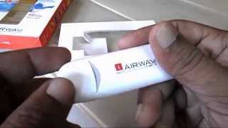 Unboxing iBall Airway 210MP 58 WiFi data card price and specification [upl. by Llebyram]