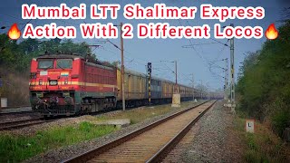 Dangerous Morning Trains Ltt Shalimar Express Howrah Mumbai Mail Hirakud Azad Hind Express 🔥🔥 [upl. by Markiv]