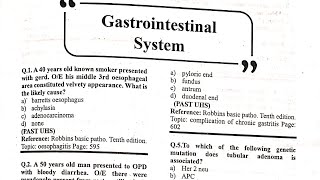 Gastrointestinal system pathology mcqs [upl. by Sapers]