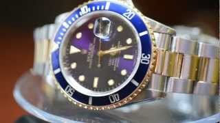 PreOwned Rolex Submariner 16803 Blue Watch  Boca Raton Pawn [upl. by Nosnehpets768]