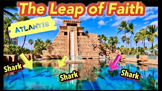 Atlantis Paradise Island Vacation 🌴One of the scariest waterslides in the world quotThe Leap of Faithquot [upl. by Eessej641]