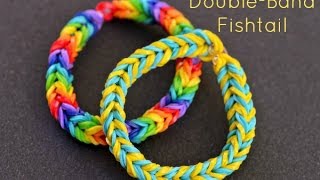 How to Make a Double Band Fishtail Bracelet [upl. by Askari774]