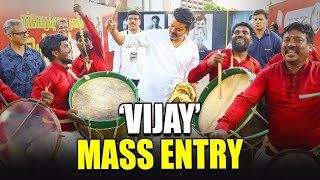 TVK Vijays Mass entry In Vikatans Ambedkar Book Launch Event  TVK Vijay tvkvijay [upl. by Aicaca]