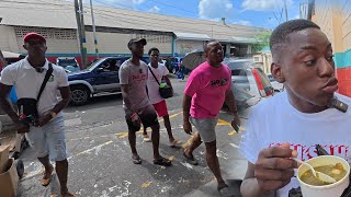 First day in St vincent amp the Grenadines  tried calaloo soup  mini grocery shopping [upl. by Aidil]