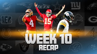 NFL Week 10 Recap Crazy Last Minute Finishes [upl. by Shimberg]