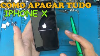 COMO APAGAR TUDO DO IPHONE X FORMATAR ZERAR DE FABRICA [upl. by Lonee647]