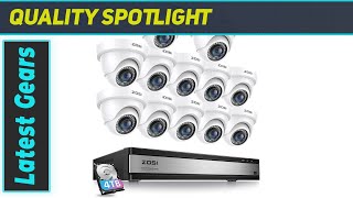 ZOSI 1080p 16 Channel Security Camera System with 4TB HDD  Best Surveillance Setup [upl. by Assirol]