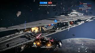 Dismantling the Star Destroyer  Starwars Battlefront 2 No Commentary [upl. by Nessnaj]