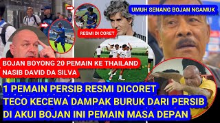 😱Boyong 20 Pemain Ke Thailand Nasib David RESMI 1 Pemain Persib di Coret Teco Kecewa Umuh senang [upl. by Nanci]