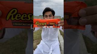 I Tasted Reeses Peanut Butter Cups for the First Time😭foryou [upl. by Euphemiah24]