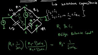 Schering bridge  AC bridge [upl. by Davey]