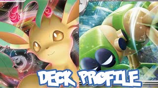 Spidops exLeafeon VMAX Deck Profile  Pokémon TCG Post Rotation List [upl. by Cinimod713]