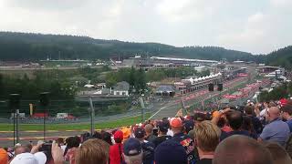 Start F1 Eau Rouge Gold 4 Circuit de Spafrancorchamps 20170827 [upl. by Parthenia162]