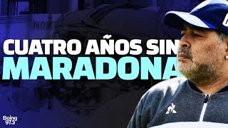 A CUATRO años de la muerte de DIEGO ARMANDO MARADONA  Radio Boing 973 [upl. by Odragde]