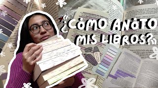 Cómo anoto mis libros Métodos y ejemplos [upl. by Enortna]