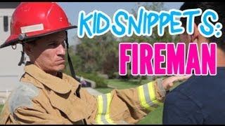 Kid Snippets quotFiremanquot Imagined by Kids [upl. by Boiney828]