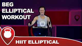 Beg Elliptical Class  HIIT Elliptical Trainer Workout  Fitscope Studio [upl. by Giefer]