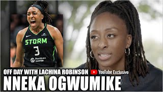 WNBA Off Day Nneka Ogwumike’s SEAMLESS Storm move being a foodie amp Nigerian roots  WNBA on ESPN [upl. by Durarte]