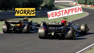 POV Max Verstappen vs Lando Norris at Nordscheifle [upl. by Travers]