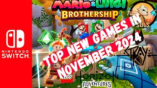 TOP 6 New Games for November 2024  Nintendo Switch Lite Gameplay [upl. by Havelock]