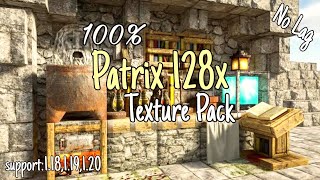 Minecraft 120119118 Shader Patrix 128x Texture Pack For Android [upl. by Llahsram]