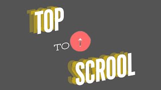 Smooth ScrolltoTop Button Tutorial  Add a Scroll Back to Top Button with HTML CSS amp JavaScript [upl. by Esyla]