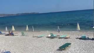 Limenaria Beach and Agistri Tavern Thassos Island Greece [upl. by Eillod]