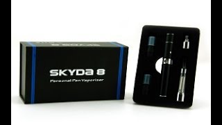 Latest Skyda8 Personal Pen Vaporizer Review Unboxing Where to Purchase Skyda 8 [upl. by Aranat]