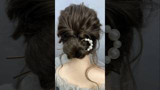 Beautiful Hairstyle for Wedding hairstyle tutorial hairtutorialbeautiful trending hair video [upl. by Okimuy29]