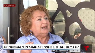 Comunidad de Santurce vive un calvario sin agua ni luz constantemente [upl. by Farhi]