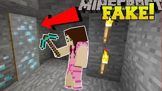 Minecraft FAKE DIAMONDS SECRET ENTRANCE  FIDGET SPINNER CRAFTERS  Custom Map 1 [upl. by Aneerbas859]