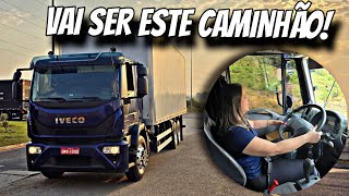 Definido o caminhão o qual eu vou trabalhar 🚚 vai ser o Iveco automático baú [upl. by Nauqet]