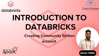 1 Introduction to Databricks  Creating Community Edition account [upl. by Sinnek]