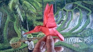 How to make Origami Bird [upl. by Cooper]