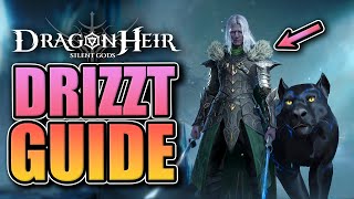 Drizzt DoUrden Full Guide Best equipment artifacts and team composition Dragonheir Silent Gods [upl. by Hopper]