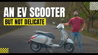 Chetak Premium EV Overview by Vikas Yogi autoyogi  An EV Scooter But Not Delicate  MensXP [upl. by Eisdnyl]