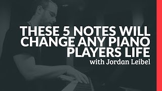 These 5 Notes Will Change Any Piano Players Life  Piano Lessons Pianote [upl. by Yekcir315]