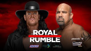 FULL MATCH  Undertaker vs Goldberg WWE Royal Rumble 2024 [upl. by Norramic]