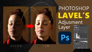 Adjustment layer in photoshop  photoshop levels tutorial  photoshop tutorial bangla shangfx 18 [upl. by Llecrad]