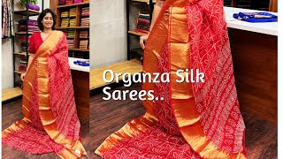 Organza Silk Sarees [upl. by Odlanar]