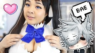 BOYFRIEND DOES MY VOICEOVER Cosplay Makeover ft The Anime Man [upl. by Noryt65]