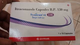 Syntran Sb 130mg Capsule  itraconazole 130mg Capsule  Syntran Sb 130mg Capsule Uses Review Hindi [upl. by Aihsenrad]