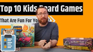 Top 10 Kids Board Games  Great Games For Family amp Kids Alike [upl. by Ehlke461]