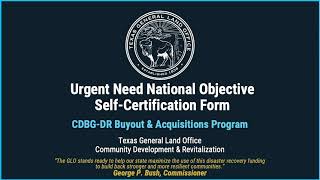 Urgent Need National Objective Self Certification Form [upl. by Nesyaj]