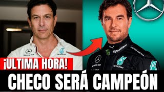 💣 ¡BOMBAZO CHECO PÉREZ Y TOTO WOLFF CONFIRMAN SU OBJETIVO MUNDIAL EN 2025 [upl. by Seys466]