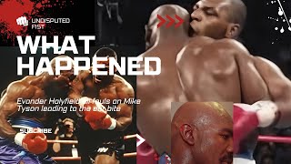 Mike Tyson USA vs Evander Holyfield USA  KNOCKOUT BOXING fight Ear Bite full match highlights😬 [upl. by Luapnaej]