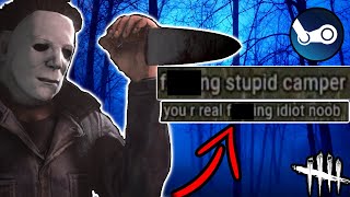 Playing Myers On Pc Till Someone Gets Salty  Dead By Daylight [upl. by Analad]