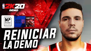 Como reiniciar la demo e importar el escaneo facial  NBA2K20 Demo [upl. by Jenica]